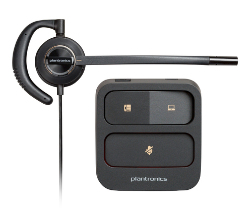 HP Poly EncorePro 530D met Quick Disconnect Discreet Digital Headset TAA