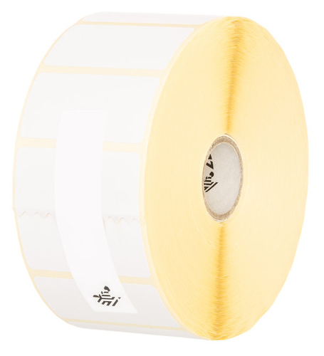 Zebra Z-Select 2000T Wit Permanent Adhesive