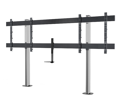 B-Tech SYSTEM X - XXL Twin Screen VC Bolt-Down Stand (VESA 1000 x 800)