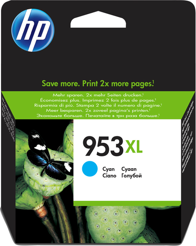 HP 953XL High Yield Cyan Original Ink Cartridge