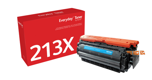 Everyday™ Cyan Toner by Xerox compatible with HP 213X (W2131X), High capacity
