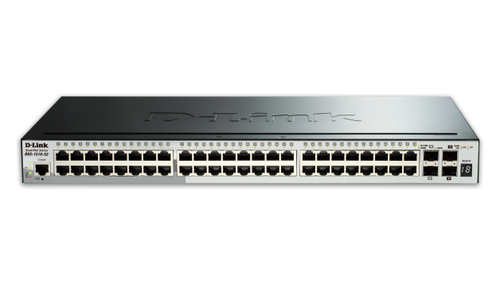 D-Link DGS-1510-52X commutateur réseau Géré L3 Gigabit Ethernet (10/100/1000) 1U Noir