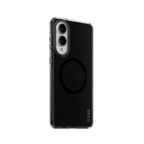 PanzerGlass CARE™ by ® Urban Combat Case Smokey w. Black Qi Compatible Samsung S25 Edge mobiele telefoon behuizingen Hoes Zwart