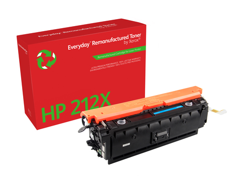 Everyday™ Cyan Toner by Xerox compatible with HP 212X (W2121X), High capacity