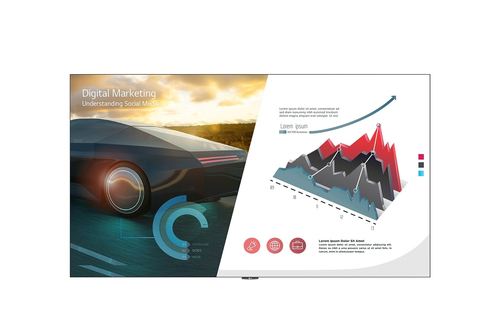 LG LAEC015-GN Digital signage flat panel 3.45 m (136") LED Wi-Fi 500 cd/m² Full HD Black Web OS