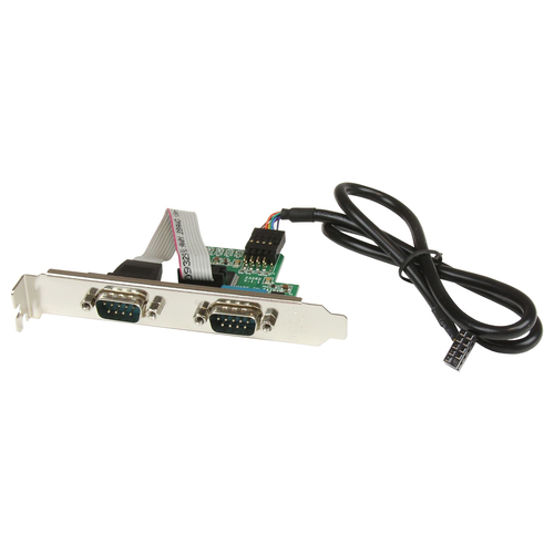StarTech.com 60cm Interne USB Moederbord naar 2-poort RS232 Seriële Adapter