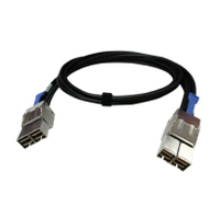 QNAP CAB-PCIE10M-8644-8X Serial Attached SCSI (SAS)-kabel 1 m Zwart