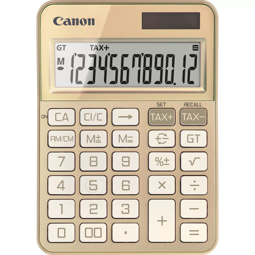 Canon KS-125KB calculator Desktop Basisrekenmachine Goud