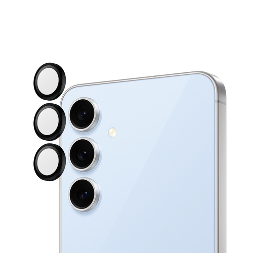PanzerGlass ® Hoops® Camera Lens Protector Black Samsung Galaxy S24 FE Doorzichtige schermbeschermer 1 stuk(s)
