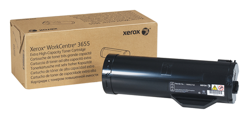 Xerox Genuine WorkCentre® 3655​/​3655i Black Extra High capacity Toner Cartridge (25900 Pages) - 106R02740