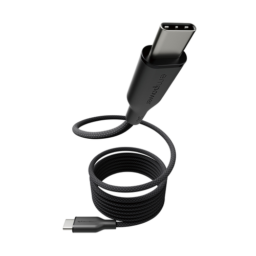 PanzerGlass empower™ by ® Magnetic 240W USB-C to USB-C Cable | USB 2.0 | 1.5M | Space Black