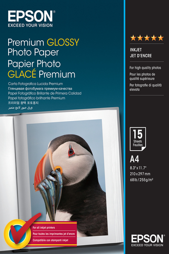 Paper/Prem Glossy Photo A4 255gm2 15sh