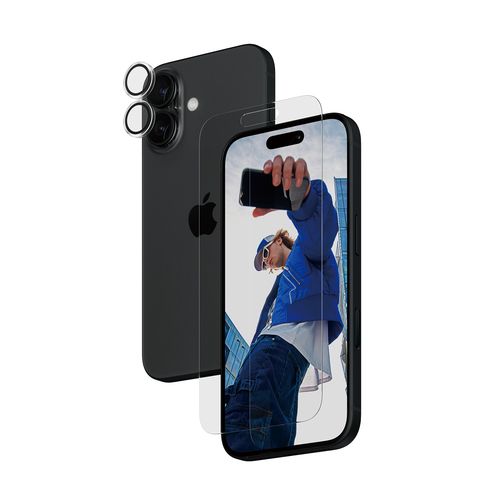 PanzerGlass ® 2-in-1 Bundle iPhone 16 Clear screen protector Apple 1 pc(s)