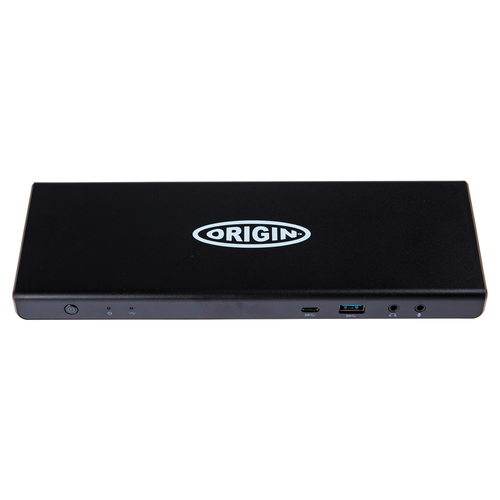 Origin Storage 40AF0135UK-OS laptop dock & poortreplicator Docking USB 3.2 Gen 1 (3.1 Gen 1) Type-A + Type-C Zwart