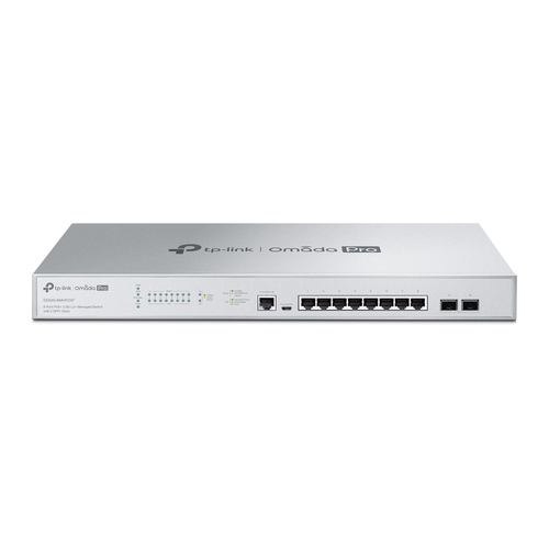TP-Link Omada Pro 8-Port PoE+ 2.5G L2+ Managed Switch with 2 SFP+ Slots