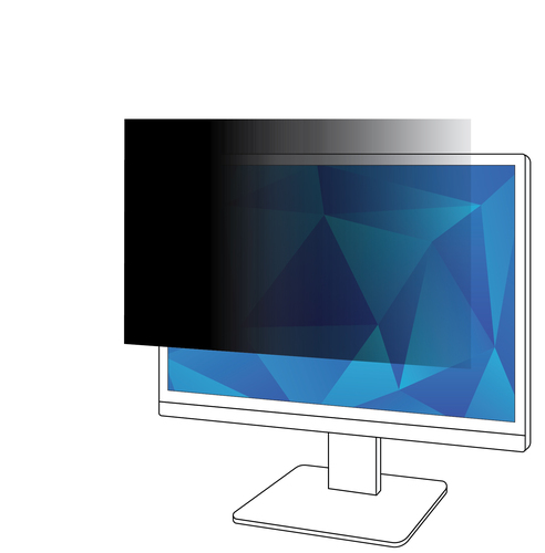 3M Filtre de confidentialité pour moniteur 24 po (609 mm), 16:10, PF240W1B