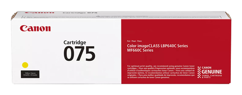 Canon 075 toner cartridge 1 pc(s) Original Yellow