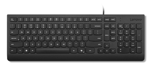 Lenovo 4Y41R64633 toetsenbord Thuis/Werk USB Amerikaans Engels Zwart
