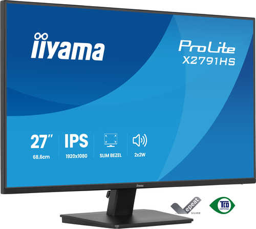 iiyama ProLite X2791HS-B1 écran plat de PC 68,6 cm (27") 1920 x 1080 pixels Full HD LED Noir