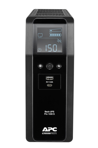 APC BR1600SI uninterruptible power supply (UPS) Line-Interactive 1.6 kVA 960 W 8 AC outlet(s)