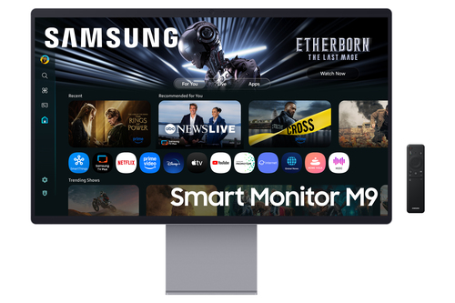 Samsung M90SF computer monitor 81.3 cm (32") 3840 x 2160 pixels 4K Ultra HD OLED Silver