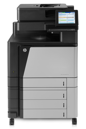 HP Color LaserJet Enterprise Flow MFP M880z, Color, Printer for Print, copy, scan, fax, 200-sheet ADF; Front-facing USB printing; Scan to email/PDF; Two-sided printing