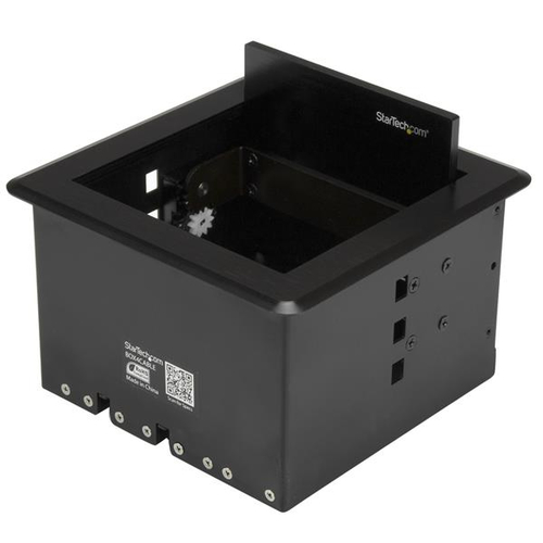 StarTech.com Boîte de gestion de câbles pour table de conférence - Boîtier de rangement de câbles audio/vidéo