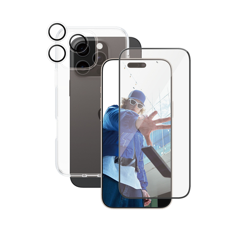 PanzerGlass ® | CARE by ® Flagship 3-in-1 Bundle iPhone 16 Pro Max Clear screen protector Apple 1 pc(s)