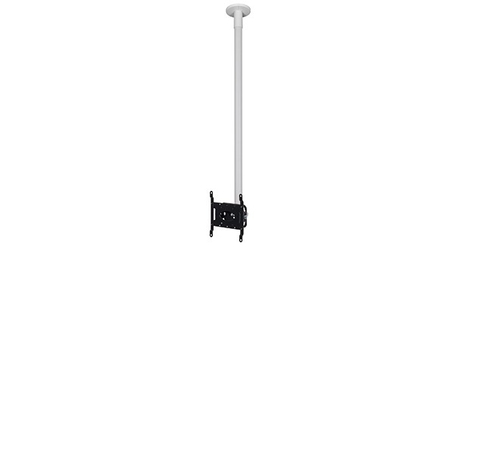 B-Tech SYSTEM V - Flat Screen Ceiling Mount for VESA 200 Tilt Screens - 1m Ø38mm Pole