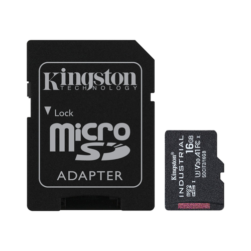 Kingston Technology Industrial 16 GB MicroSDHC UHS-I Klasse 10 Kingston Technology Industrial 16 GB MicroSDHC UHS-I Klasse 10