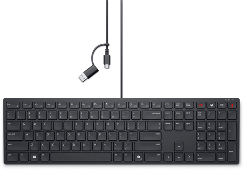 DELL Clavier filaire de collaboration Pro - KB525C - États-Unis international (QWERTY)