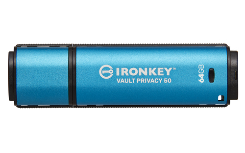 Kingston Technology IronKey 64GB Vault Privacy 50 AES-256 versleuteling, FIPS 197 Kingston Technology IronKey 64GB Vault Privacy 50 AES-256 versleuteling, FIPS 197