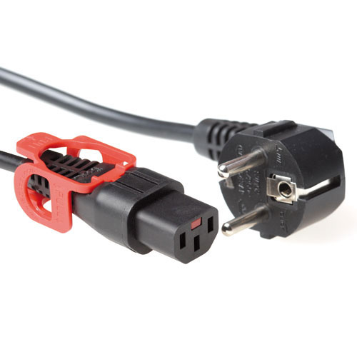 ACT AK5151 câble électrique Noir 2 m CEE7/7 Coupleur C13