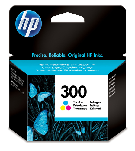 HP Ink Cart 300/Tricol w Viv