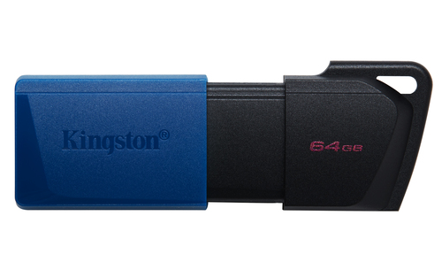 Kingston Technology DataTraveler Exodia M 64 GB, USB 3.2 Gen 1 (zwart + blauw) - 2 stuks Kingston Technology DataTraveler Exodia M 64 GB, USB 3.2 Gen 1 (zwart + blauw) - 2 stuks