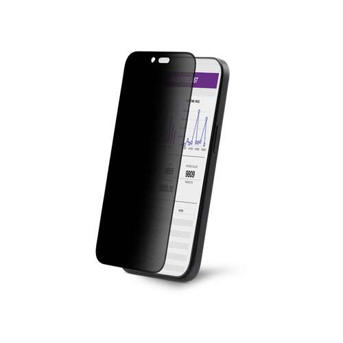 StarTech.com Filtre de Confidentialité pour iPhone 16 Pro à 4 Directions et 360&deg;, Supporte l'Orientation Portrait/Paysage, Tactile, Protection en Verre Trempé, Filtre à 4 Directions, TAA
