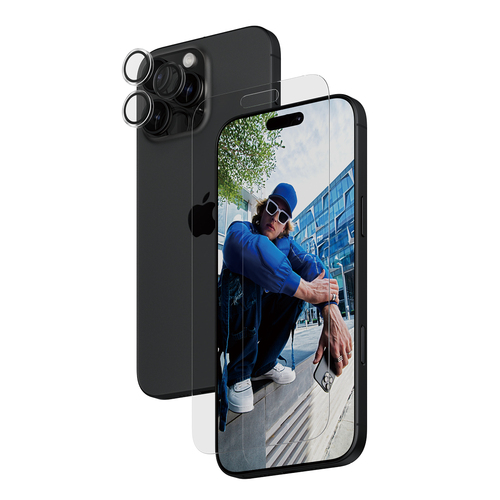 PanzerGlass ® 2-in-1 Bundle iPhone 16 Pro Max Doorzichtige schermbeschermer Apple 1 stuk(s)