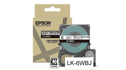 Epson LK-6WBJ Zwart, Wit Epson LK-6WBJ Zwart, Wit
