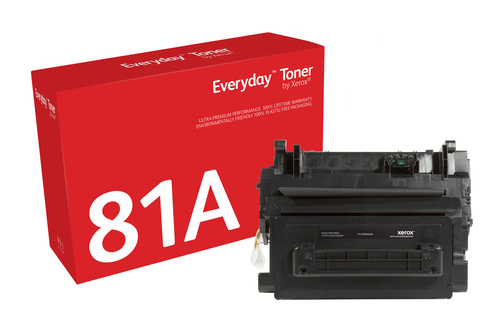 Everyday ™ Black Toner by Xerox compatible with HP 81A (CF281A/ CRG-039), Standard capacity