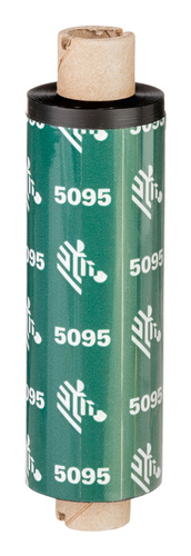 Zebra 5095 HighPerformance Resin thermal ribbon 450 m Zwart