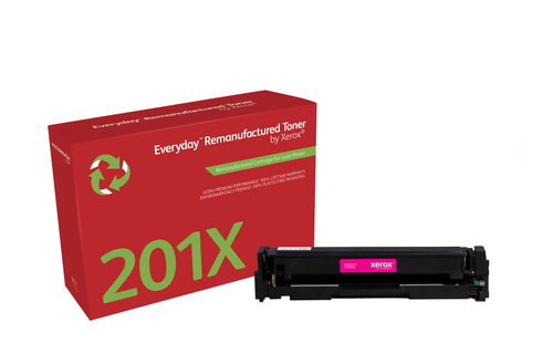 Everyday ™ Magenta Remanufactured Toner by Xerox compatible with HP 201X (CF403X), High capacity