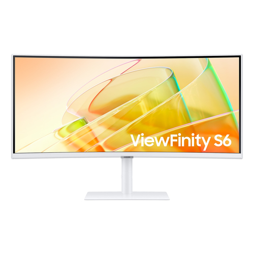 Samsung LS34C650TAU computer monitor 86.4 cm (34") 3440 x 1440 pixels 4K Ultra HD LED White