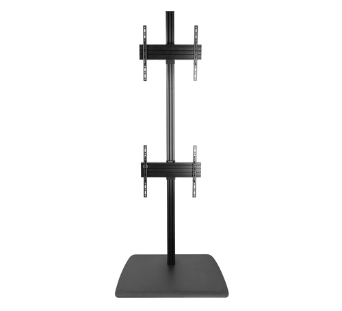 B-Tech SYSTEM X - Universal Dual Stack Flat Screen Floor Stand (VESA 600 x 400) - 2.4m