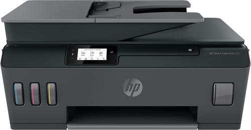 HP Smart Tank Plus 655 Wireless All-in-One, Color, Printer for Home, Print, Copy, Scan, Fax, ADF and Wireless, Scan to PDF
