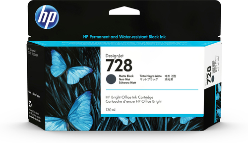 HP 728 Matte Black DesignJet Ink