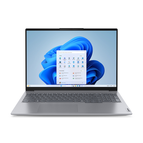 Lenovo ThinkBook 16 G7 ARP AMD Ryzen™ 5 7535HS Laptop 40,6 cm (16") WUXGA 16 GB DDR5-SDRAM 512 GB SSD Wi-Fi 6E (802.11ax) Windows 11 Pro Engels Grijs