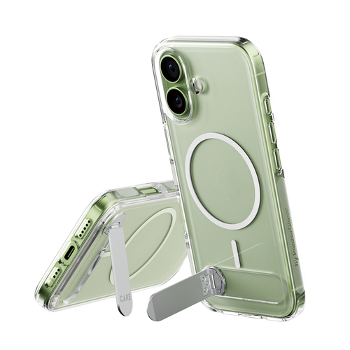 PanzerGlass CARE™ by ® Case Transparent w. Kickstand & MagSafe iPhone 17