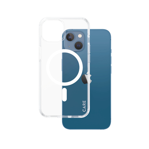 PanzerGlass CARE™ by ® Urban Combat Case Transparent w. White MagSafe iPhone 14 | 13