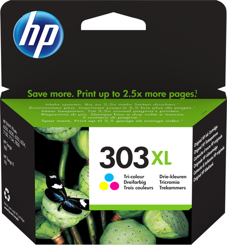 HP 303XL High Yield Tri-color Original Ink Cartridge