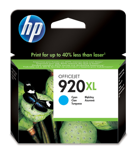 HP 920XL High Yield Cyan Original Ink Cartridge